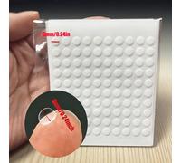 TEMU 1500 piezas de puntos adhesivos transparentes de cara de 6 mm/0.24 pulgadas, pegatinas de acrílica adhesiva removible para globos, manualidades, bricolaje y artículos de oficina