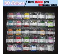 TEMU 15000/50000/100000 piezas de Cuentas Brillantes para Pintura con Diamante, Redondos, Accesorios para de Diamante DIY en 30//200 Colores