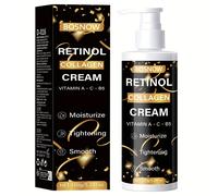 TEMU 150g Crema de Colágeno con Retinol Dorado, con , A, B5, Hidratación Profunda, Bloqueo de Humedad, Piel Tierna y , y Elasticiza la Piel, Natural, Adecuada para Todo Tipo de Piel