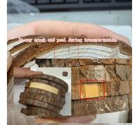 TEMU 15pcs/30pcs Discos de Madera Redondos - Discos de Madera Ideales para Manualidades DIY, Torneado, , Adornos y Proyectos Hechos a - Madera Resistente para Tornear, Tallar y Decorar