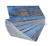 TEMU 16/32/64 Hojas Pegatina de Azulejo Retro con de Madera Azul, Vinilo Decorativo Vintage Removible Mate Espuma EVA Autoadhesivo para Paredes, Decoración de Cocina Impermeable 4*8 Pulgadas