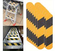 TEMU 16 piezas de cinta antideslizante para escalones exteriores, 4 cm x 33 cm, cinta antideslizante para escaleras interiores/exteriores, escalones, barcos y plataformas de escaleras para seguridad