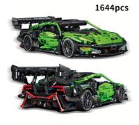 TEMU 1644 piezas Coche Súper Deportivo Carrera de Velocidad Coche Bloques de Construcción de Juguete de Regalo de