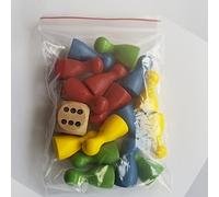 TEMU 17 Piezas de de Madera - Compatibles con Ludo, Damas, Juegos de de Mesa | Piezas de Repuesto Adecuadas para Ajedrez y Piezas de Juegos de Mesa