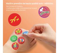 TEMU 18 Diseños de Pegatinas de Francesas para Niños, 1008 Pegatinas de para de Escolares, para Pequeños, Aula, Hogar, Adultos, , , , para Motivar a los Niños