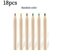 TEMU 18 Piezas de Lápices Mini - HB Pre-Afilada, Lápices Cortos Portátiles con 6 Colores Vibrantes, Lápiz de Madera para Manualidades, Lápices de Madera, Regalos para Fiestas, y Navidad