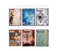 TEMU 180 Hojas de Papel , Papel Material con Serie de de Óxido Manchado para Estilo Europeo Decorativo Vintage Colaje DIY Cuenta Manual Base de Papel, No Adherente