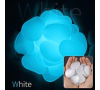 TEMU 180 Piezas de Guijarros Fluorescentes para Exteriores, Decoración de Jardín, Suministros para y Fiestas, Esenciales para Festivales, ¡Piedras para Acuarios!