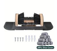 TEMU 19 Piezas/Set Rascador de Botas Cepillo para Zapatos Exterior - Cepillo Limpiador de Zapatos, Fregador de Botas - Limpieza de Zapatos de Resistencia, Extra Ancho