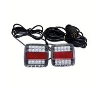 TEMU 1drag2 Luces Traseras de 20LED con Conjunto de Cable de 7 y Imán, Adecuadas para Remolques, Camiones, Luces de Freno y Señalización, Luces para Autos