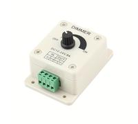 TEMU 1pc 12V 24V Regulador de Voltaje Estabilizador de Voltaje - 8A Fuente de Alimentación Controlador de Velocidad Ajustable LED Dimmer