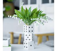 TEMU 1pc 1pcs Mini Bohemio - Rectangular de Resina Ideal para Cultivo de Agua, Arreglos Florales y Exhibición de Gemas Sintéticas, Vintage Compacto para Decoración del Hogar, de Mesa, y Decoraciones