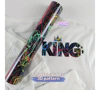 TEMU 1pc 25x30cm/9.8x11.8in Película de transferencia de holográfica láser en 3D con DIY