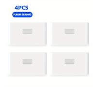 TEMU 1pc/2pcs/4pcs Luz de noche de inducción LED, luz de pared de inducción de cuerpo con carga inalámbrica USB para dormitorio, pasillo, gabinete, baño