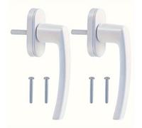 TEMU 1pc/2pcs Manija Universal de Metal para Ventana de Cristal - Ventana de de Seguridad para o Izquierda - Tornillo de Fijación