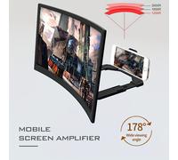 TEMU 1pc 3D Amplificador de pantalla móvil - HD , protección , diseño portátil uso con smartphones