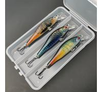 TEMU 1pc/3pcs 11.5g Señuelos de Pesca con Impresión Colorida, Señuelo Artificial Hundible Minnow, de Pesca