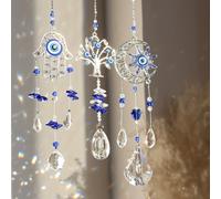 TEMU 1pc/3pcs Colgante de Cristal para Atrapar , Ideal para Decoración de Ventanas del Hogar y Decoración Colgante de Jardín