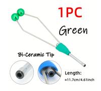TEMU 1pc/6pcs Porta de Punta Bi-Cerámica Herramienta para Moscas de Pesca, Soporte Estándar para Hilo, Accesorio para Señuelos y , 6 Colores