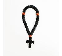 TEMU 1pc a 33 Nudos Omboskoini Cuerda de Oración | Protección Cruz Charm Borla, Nylon, Charm para Colgar , Tema de Pascua