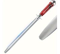 TEMU 1pc Afilador de Cuchillos de 12 Pulgadas de Resistencia con Imán - de Afilado de Acero de Carbono, Afilador Manual de Cuchillos Portátil, Afila Cuchillos Dormidos Rápidamente