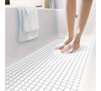 TEMU 1pc Alfombra antideslizante para baño, alfombrillas para bañera con orificios de drenaje y , alfombra antideslizante para ducha, hotel, inodoro, accesorios de baño