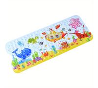 TEMU 1pc Alfombra de bañera con de dibujos animados, alfombra antideslizante para ducha, alfombrillas de bañera con agujeros de drenaje, alfombra de ducha para baño en casa, accesorios de baño