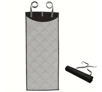 TEMU 1pc Alfombrilla Portátil para Planchar Colgante en Puerta, Protector de Ropa Plegable y Transportable para Vaporizador Manual