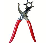 TEMU 1pc Alicates perforadores de cinturón de acero de resistencia, máquina perforadora manual de cuero y papel con opciones de orificio y