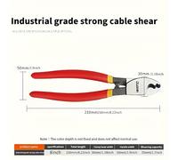 TEMU 1pc Alicates profesionales para cables OuDiSi, cortadores de cables manuales de acero al , tijeras para cables , alicates para pelar cables, herramientas de corte de cables eléctricos