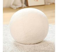 TEMU 1pc Almohadas Decorativas Redondas de Peluche de Pulgadas, Almohadas Circulares Suaves para Dormitorio, Sala, Sofá, Cama y Decoración del Hogar