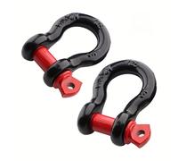 TEMU 1pc Anillo D de 1/2" con Resistencia a la de 12 Toneladas (26455 lbs) y Pasador de 5/8" para Cabrestante de Recuperación de Vehículos , Capacidad de 2 Toneladas (4409 Lbs)
