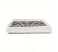 TEMU 1pc Arenero Grande para Conejos, Cobayas, Ratas, Hámsters, Hurones | Material PP, Jaula de Entrenamiento con Bandeja de Inodoro, Ideal para Animales Pequeños y Medianos