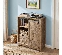 TEMU 1pc Armario para Zapatos, Cómoda para Zapatos, Columna Móvil , Cómoda con Puertas Correderas de , 80x92x35 cm - GTC70-O