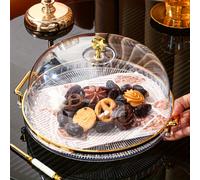 TEMU 1pc Bandeja de Plástico para Hogar, Cocina y Sala: Multiusos para Almacenamiento, Snacks, Dulces, Postres, Panadería, Ideal para Juegos de Té, Galletas, , Uso en , Reuniones, Picnics, y Fiestas