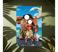 TEMU 1pc Banderín de Fotos Disney Moana, Decoración para Fiestas, Ideal para , Temáticos, Festivales, Regalo para al Colegio, Halloween y Navidad