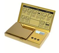 TEMU 1pc Báscula Digital de Bolsillo 0.01/200g, Precisión Portátil con 7 Unidades y Función , Básculas para Joyería, Polvos, y Café con Pantalla LCD