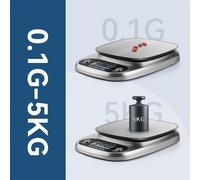 TEMU 1pc Báscula Electrónica de Precisión 5kg/0.1g con 4 Unidades de Medida, Báscula Digital para Cocina y Repostería - El Accesorio para Medidas Exactas