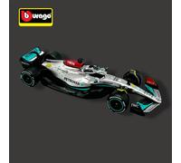 TEMU 1pc Bburago 1:43 2022 Mercedes-AMG Team W13 #44 y #63 de Coche de Lujo en Aleación, Juguete de Diecast, Regalo Coleccionable, Regalo de