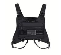 TEMU 1pc Bolsa de pecho unisex para correr, chaleco táctico y set deportivo al . Equipamiento Adventure Gear: bolso con construcción duradera en tejido resistente, ¡ideál!