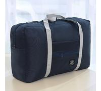 TEMU 1pc Bolsa de viaje de tela Oxford - Gran capacidad, a prueba de polvo, plegable, multifuncional, bolso de y para ropa, gimnasio, equipaje - Disponible en negro, azul, rosa, , azul