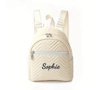 TEMU 1pc Bolso de Bordado Personalizado en PU, Puede Ser Personalizado con Tu , Ideal para Viajes al o Regreso a , Un Regalo Único y Especial