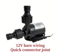 TEMU 1pc Bomba de Agua Sumergible Ultra Silenciosa 12V 800L/H con Motor Sin Escobillas para Acuario, Adaptador para Estanque y Fuente en de Peces con Enchufe Separado