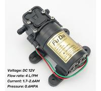TEMU 1pc Bomba de Diafragma Agrícola Eléctrica 12V 90PSI 3.6LPM, Bomba Autoprimería Inteligente Potencia para Agua y Fertilizantes