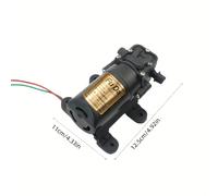 TEMU 1pc Bomba de Diafragma de Presión DC12V, Mini Bomba de Agua, Pequeña Bomba de Presión con Motor para de Autos