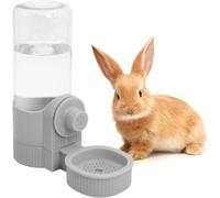 TEMU 1pc Botella de Agua de para Conejos, Cuyes, , Hurones, Gatos, Cachorros - Dispensador de Agua para Mascotas Sin Goteo con Diseño de Junta de Fregadero
