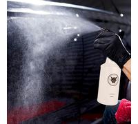 TEMU 1pc Botella de spray cilíndrica de niebla de agua Botella de spray para detalles de automóviles Botella de spray resistente a productos químicos HDPE