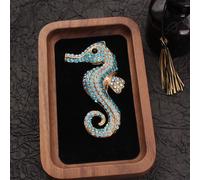 TEMU 1pc Broche de de Mar de de Lujo, Elegante Pin para Mujeres, Ideal para Decorar Bufandas, Vestidos, Abrigos, Bolsos y Otros . Regalo para tu Pareja, , Familiares o de