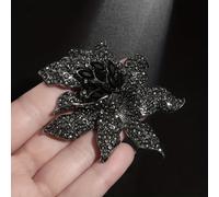 TEMU 1pc Broche Grande de Vintage - Accesorio Elegante Unisex para Boda y Ocasiones Especiales, Pin de Solapa, Joyería de Calidad para , Mujeres & Hombres