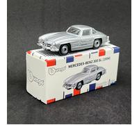 TEMU 1pc Burago de coche de juguete Mercedes-Benz 300SL (1954) de coche deportivo vintage, coleccionable de aleación manual, construcción de resina ABS